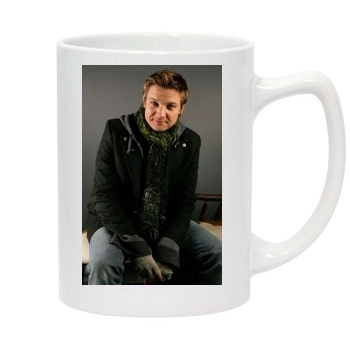 Jeremy Renner 14oz White Statesman Mug