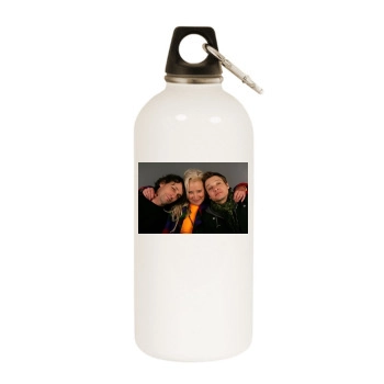 Jeremy Renner White Water Bottle With Carabiner