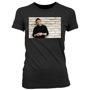 Jeremy Renner Women's Junior Cut Crewneck T-Shirt