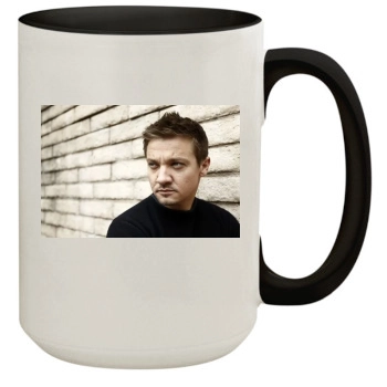 Jeremy Renner 15oz Colored Inner & Handle Mug