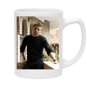 Jeremy Renner 14oz White Statesman Mug