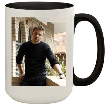 Jeremy Renner 15oz Colored Inner & Handle Mug