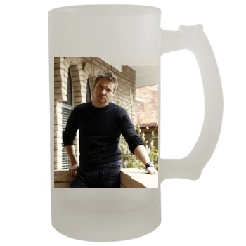 Jeremy Renner 16oz Frosted Beer Stein