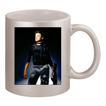 Jeremy Renner 11oz Metallic Silver Mug