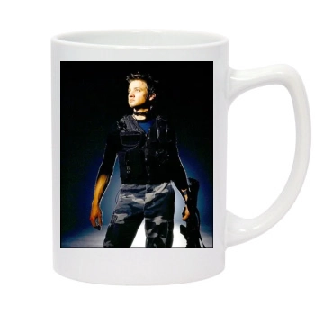 Jeremy Renner 14oz White Statesman Mug