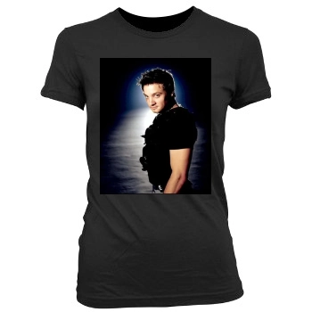 Jeremy Renner Women's Junior Cut Crewneck T-Shirt