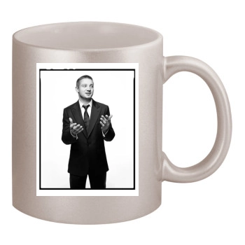 Jeremy Renner 11oz Metallic Silver Mug