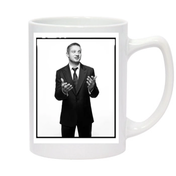 Jeremy Renner 14oz White Statesman Mug