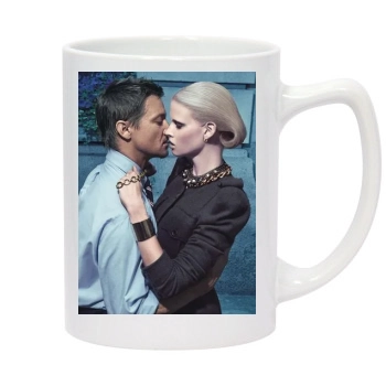 Jeremy Renner 14oz White Statesman Mug