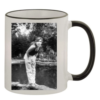 Carrie Fisher 11oz Colored Rim & Handle Mug