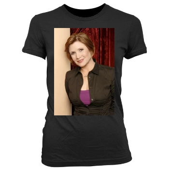 Carrie Fisher Women's Junior Cut Crewneck T-Shirt