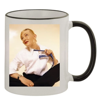 Cate Blanchett 11oz Colored Rim & Handle Mug