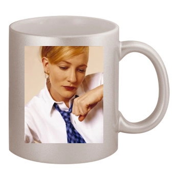 Cate Blanchett 11oz Metallic Silver Mug