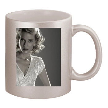 Cate Blanchett 11oz Metallic Silver Mug