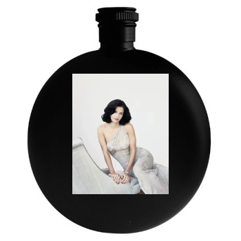 Courteney Cox Round Flask