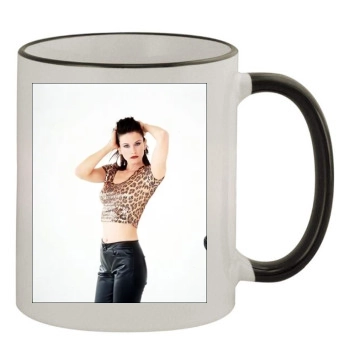 Courteney Cox 11oz Colored Rim & Handle Mug