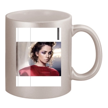 Eliza Dushku 11oz Metallic Silver Mug