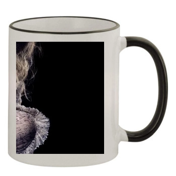 Eliza Dushku 11oz Colored Rim & Handle Mug