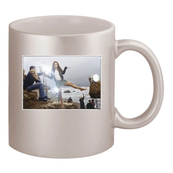 Eliza Dushku 11oz Metallic Silver Mug