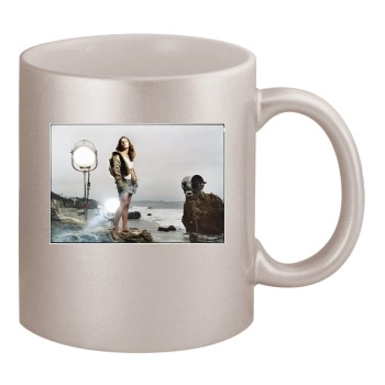 Eliza Dushku 11oz Metallic Silver Mug