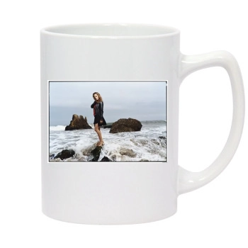 Eliza Dushku 14oz White Statesman Mug