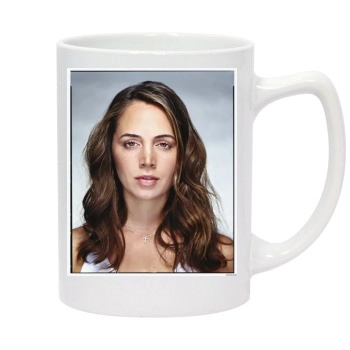 Eliza Dushku 14oz White Statesman Mug