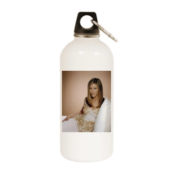 Jennifer Aniston White Water Bottle With Carabiner