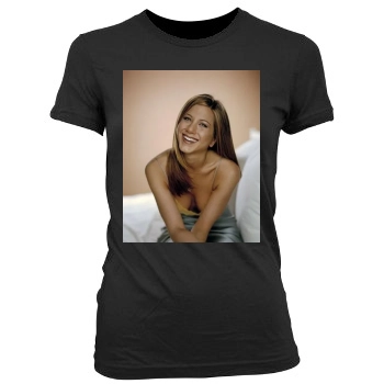 Jennifer Aniston Women's Junior Cut Crewneck T-Shirt