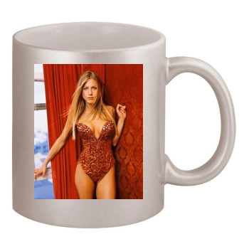 Jennifer Aniston 11oz Metallic Silver Mug