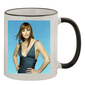 Jennifer Garner 11oz Colored Rim & Handle Mug