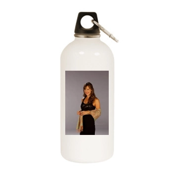 Jennifer Garner White Water Bottle With Carabiner