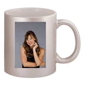 Jennifer Garner 11oz Metallic Silver Mug