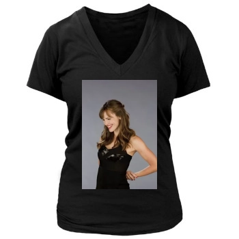 Jennifer Garner Women's Deep V-Neck TShirt