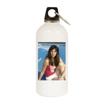 Jennifer Garner White Water Bottle With Carabiner