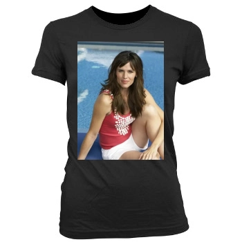 Jennifer Garner Women's Junior Cut Crewneck T-Shirt