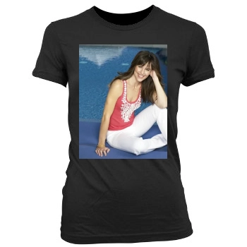 Jennifer Garner Women's Junior Cut Crewneck T-Shirt