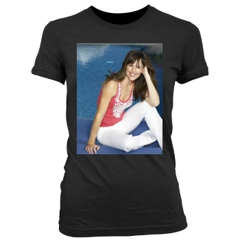 Jennifer Garner Women's Junior Cut Crewneck T-Shirt