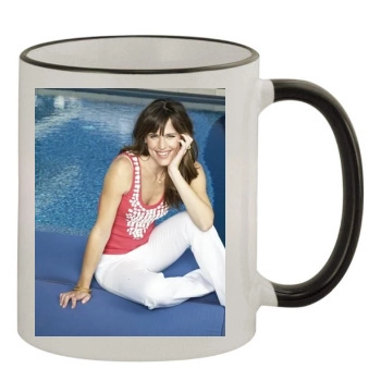 Jennifer Garner 11oz Colored Rim & Handle Mug