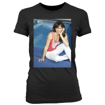 Jennifer Garner Women's Junior Cut Crewneck T-Shirt