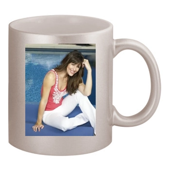 Jennifer Garner 11oz Metallic Silver Mug