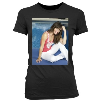 Jennifer Garner Women's Junior Cut Crewneck T-Shirt