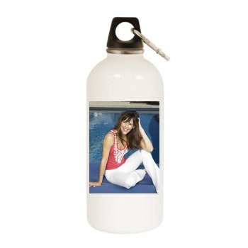 Jennifer Garner White Water Bottle With Carabiner