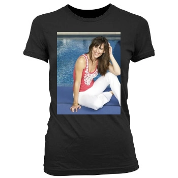 Jennifer Garner Women's Junior Cut Crewneck T-Shirt