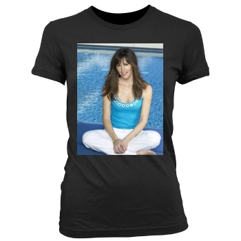 Jennifer Garner Women's Junior Cut Crewneck T-Shirt