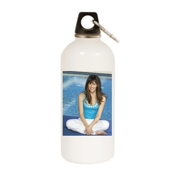 Jennifer Garner White Water Bottle With Carabiner