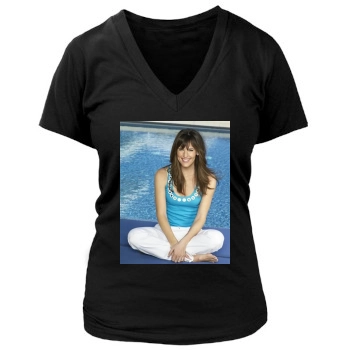 Jennifer Garner Women's Deep V-Neck TShirt