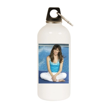 Jennifer Garner White Water Bottle With Carabiner