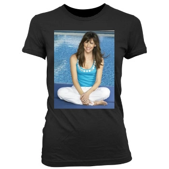 Jennifer Garner Women's Junior Cut Crewneck T-Shirt