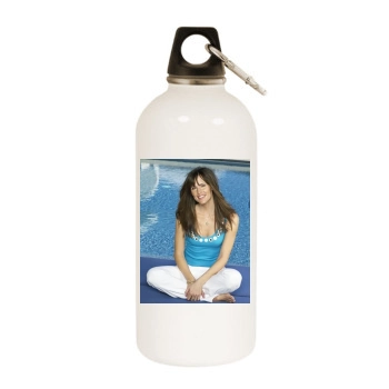 Jennifer Garner White Water Bottle With Carabiner