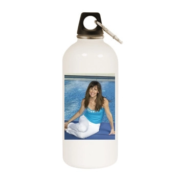 Jennifer Garner White Water Bottle With Carabiner